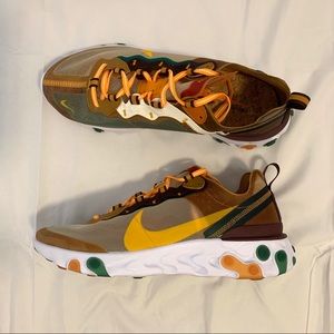 Nike React Element 87 Orange Peel, US 10
